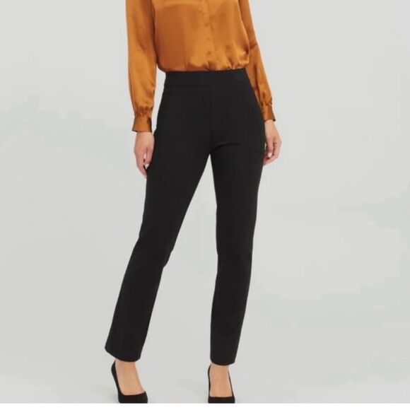 NEW Spanx high waist straight leg Ponte pants black - Picture 2 of 9